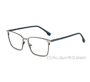 Gafas Retro Unisex Clásicas de Nuevo Material, Montura Óptica de Marca para Rostro Diamante, Semi-Sin Montura - Product Image 5