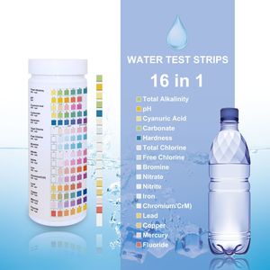 Kit <span class=keywords><strong>de</strong></span> Prueba <span class=keywords><strong>de</strong></span> Agua Potable 16 en <span class=keywords><strong>1</strong></span>, Preciso, para Agua del Grifo, Detecta Hierro, Plomo, <span class=keywords><strong>Nitrato</strong></span>, Fluoruro, Cloro, <span class=keywords><strong>Cobre</strong></span>, Dureza y pH - Product Image 3