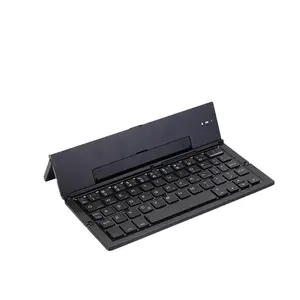 Teclado bluetooth sem fio ultrafino dobrável, mini teclado para telefone celular e computador