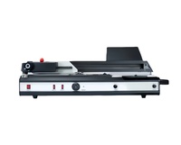 Encuadernadora Manual de Escritorio con Motor de 1200W para Encuadernación con Cola Caliente, para Documentos, Archivos, Libros y Cuadernos
