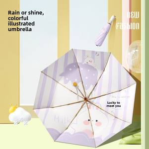 Elegante Ombrellone da Esterno per Sole e Pioggia, Ombrello Alla Moda per Ombra e Protezione dalla Pioggia - Product Image 2