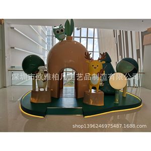 Escultura de Exterior de Plástico Reforzado con Fibra de Vidrio, Abstracta, Geométrica, Moderna, Artística, de Resina, para Montar en el Suelo, en una Sola Pieza - Product Image 4