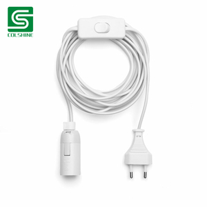 Cable de PVC E14 Lámpara colgante Accesorio colgante <span class=keywords><strong>con</strong></span> <span class=keywords><strong>interruptor</strong></span> <span class=keywords><strong>y</strong></span> <span class=keywords><strong>enchufe</strong></span> - Product Image 6