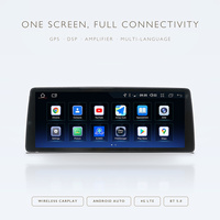 Autoradio 2K QLED 12,8 pouces pour BMW Android 14 8 cœurs QCM6125 4-8 Go de RAM 4G LTE 5G WiFi CarPlay sans fil Écran partagé