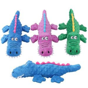Nuovo arrivo durevole coccodrillo peluche giocattolo da masticare giocattolo cigolante per cani di grossa taglia - Product Image 1