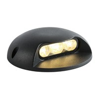 Lampes de jardin à LED IP65, éclairage de terrasse à LED, éclairage de terrasse à LED 3500K DC24V, angle de faisceau de 30° pour jardin, patio, escalier, terrasse, alimentation CC