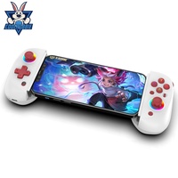 Control de Juego Extensible BSP D8 con Luz RGB, Joystick Telescópico BT, Gamepad para Teléfono Móvil para Android/PC/Switch/PS