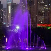 Air Mancur Musik LED, Air Mancur Kolam Renang Custom, Air Mancur Musikal, Air Mancur Menari, Fitur Air Lanskap Luar Ruangan untuk Danau dan Taman