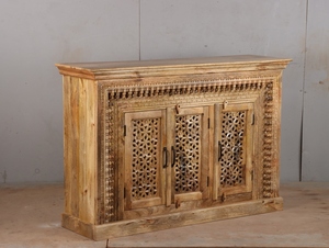 Modern Wooden Buffet Cabinet <b>Sideboard</b> with Large <b>Storage</b> Space Adjustable Shelves and Drawers for Living Room Dining Room - Product Image 4