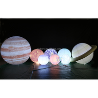 Ballons gonflables en PVC étanches, ballons gonflables, soleil, terre, lune, saturne, Mars,Venus, mercure, Jupiter