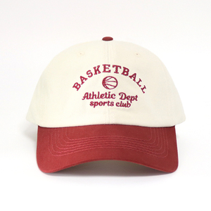 Casquettes de baseball en coton à visière incurvée à 6 panneaux non structurées à deux tons pour femmes, logo brodé personnalisé en gros populaire - Product Image 2