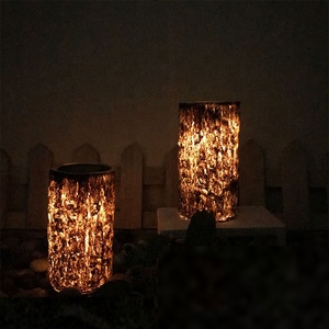 Decoración al aire libre Estaca de jardín <span class=keywords><strong>solar</strong></span> Mariposas y cadena de cobre Luces solares - Product Image 4
