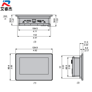 Nouvel écran tactile original HMISTO715 4,3 pouces Harmony STO 65536 couleurs TFT LCD 480x272 pixels HMISTO715 HMI - Product Image 2