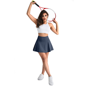 <span class=keywords><strong>Jupe</strong></span> courte de sport de <span class=keywords><strong>golf</strong></span> respirante en polyester-spandex de haute qualité pour femmes avec logo personnalisable <span class=keywords><strong>Jupe</strong></span> courte à séchage rapide - Product Image 4