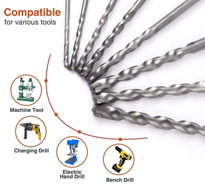 Outils LNKX, tête de perceuse YG8, 5 pièces, ensemble de forets pour marteau perforateur électrique pour béton et maçonnerie - Product Image 6