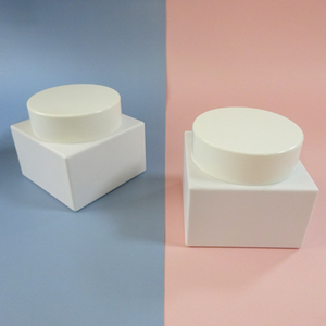 ภาชนะพลาสติกเปล่าฐานสี่เหลี่ยมรอบฝาขวดครีมภาชนะครีมหน้า - Product Image 5