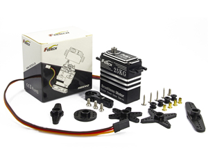 Feetech Servo FT825BL 25Kg 180 grados engranaje de acero Servomotor Digital para coches todoterreno <span class=keywords><strong>Rc</strong></span>/cámara Fpv/juguetes coches y camiones - Product Image 3