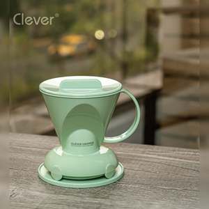 Clever Dripper, Duradero, Color Verde Manzana, Forma Trapezoidal, 300 ml, Para Proveedores de Equipos, Plástico Irrompible, Libre de BPA, Gotero de Café - Product Image 4