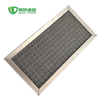 Filter HEPA Pre-Filter Desain Wedge dari Baja Anti Karat Efisiensi Tinggi Baru, Filtrasi 5m, 3000m/h untuk Ruang Bersih