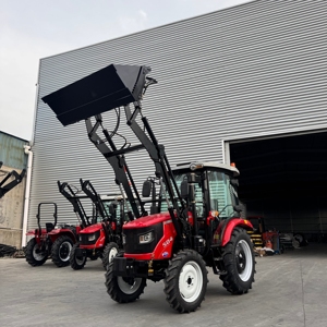 รถแทรกเตอร์ Yto Red 4WD พร้อมที่ตักด้านหน้า สำหรับใช้งานในฟาร์ม ระบบเกียร์อเนกประสงค์ - Product Image 4
