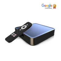 Dcolor GD2 Bersertifikasi Google Android 14 DDR4 2+32GB Tvbox Amlogic S905Y4-B 5G WIFI Stb 4K Smart Google Tv Box Dengan Harga Pabrik
