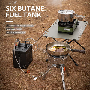 Campingmoon 6 pièces par ensemble Camping Giant Energy Gas Butane Can tank Canister Outer Box Holder - Product Image 3