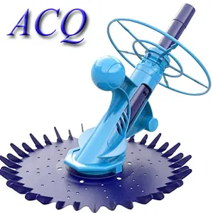 Used for the swimming pool cleaning Application blue Color automatic pool vacuum cleaner