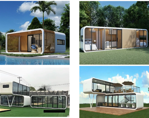 Cocovia Modernes Beliebtes Kleines Mobiles Studio-Pod 20ft 40ft Vorgefertigtes Outdoor-Haus Apple Cabin für Büro und Wohnzimmer - Product Image 5