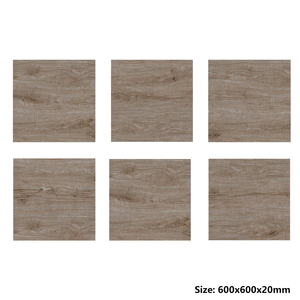 Les carreaux de jardin antidérapants Matt ressemblent à des murs et des carreaux de sol <span class=keywords><strong>en</strong></span> bois Carreaux de porcelaine mats <span class=keywords><strong>en</strong></span> <span class=keywords><strong>pierre</strong></span> 600*600*20mm - Product Image 6