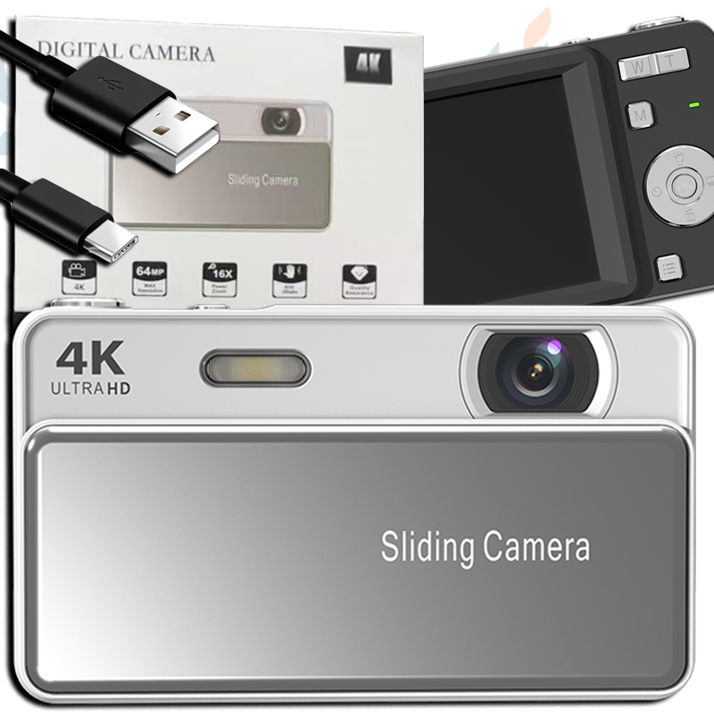 Yuniq <strong>2026</strong> Viral 4K Mini 700 Mah With Sliding Lens 2.8 Inch Ips 16X Zoom <strong>Compact</strong> Vlog High Profit Oem Odm Digital <strong>Camera</strong> M15 Ccd