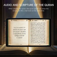 Tablet Pembelajaran Islam Dual BOX Speaker 10.36 Inci Android 13, Audio Rekaman Al-Quran yang Jernih & Jam Alarm Sholat