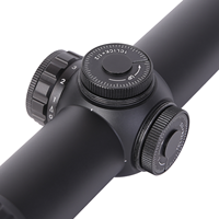 Lunette de visée Red Win SFP avec verre gravé allemand # Lunette de chasse LPVO 1.2-6x24 IR avec réticule de chasse 4x, éclairage, réglage de la lunette 1/2, IPX6, Towa