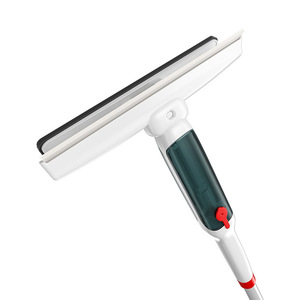 Nettoyeur de vitres double face à longue portée, raclette jetable écologique en plastique pour usage domestique - Product Image 1