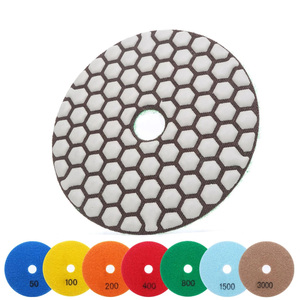 Disque de polissage diamanté 3 et 4 pouces, utilisation humide, flexible et aiguisant, à liant résineux <span class=keywords><strong>pour</strong></span> le ponçage du granit, du marbre et de <span class=keywords><strong>la</strong></span> <span class=keywords><strong>pierre</strong></span> - Product Image 2