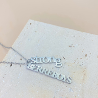 Emanco Dropshipping - Collares Personalizados con Colgante de Dos Nombres en Letra Vertical, Chapado en Oro, de Acero Inoxidable, Regalo de Cumpleaños