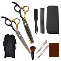 Ciseaux de coiffure professionnels haute performance CGX 6,0 pouces, kit de ciseaux de barbier HSS-034