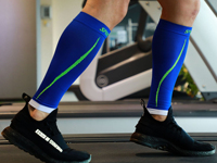 En gros, Manchon de compression sans pied 20-30 mmHg pour mollets, pour hommes et femmes, manchon de sport