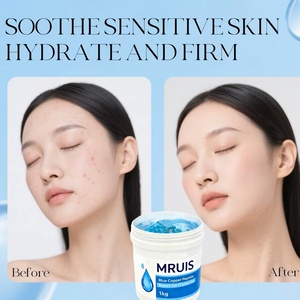 Crème Apaisante au Peptide de Cuivre Bleu 1KG en Gros, Hydratante Douce, Anti-Âge, Végane, pour Femmes Après-Soleil - Product Image 5