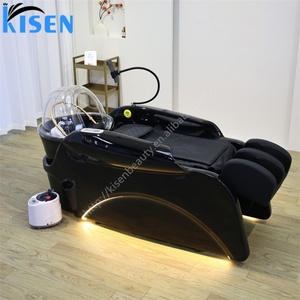 Sillón de Masaje y Lavado de Cabello Kisen Contemporáneo para Salón de Belleza, con Sistema Eléctrico Automático, Requiere Plomería - Product Image 5