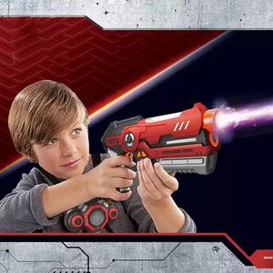 Pistolet de jeu Laser à rayon infrarouge à batterie avec cible gilet, sons et lumières, pulvérisation, Distance de 40m - Product Image 2