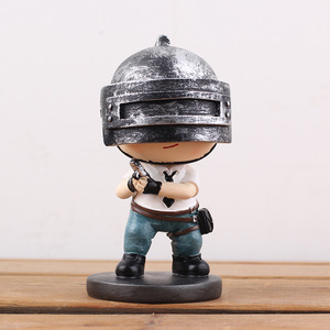 PUBG Figurines Resin Collectible Art Sculpture Abstract Cartoon Character Model Toy Gift Decor - Product Image 2