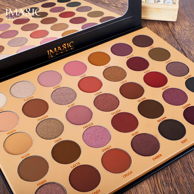 IMAGIC many colours matte shimmer eyeshadow palette high pigmented makeup eyeshadow palette