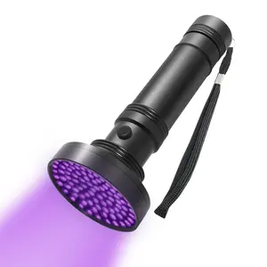 Asafee Hot Sale Schwarzlicht UV-Taschenlampen 100 LEDs Handheld Leistungs starke UV-UV-Taschenlampe 395Nm 365 Nm 265Nm UV-Taschenlampe
