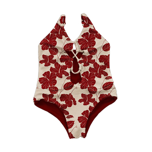 Maillots <span class=keywords><strong>de</strong></span> <span class=keywords><strong>bain</strong></span> personnalisés pour enfants, production en série, maillots <span class=keywords><strong>de</strong></span> <span class=keywords><strong>bain</strong></span> pour adolescentes avec imprimé fleurs hawaïennes, sans manches, pour filles <span class=keywords><strong>de</strong></span> 0 à 16 <span class=keywords><strong>ans</strong></span>, bikini - Product Image 5