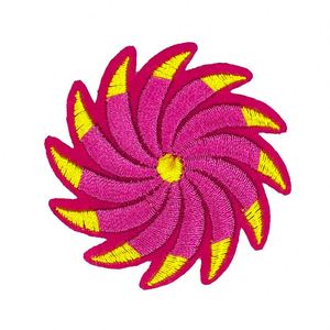 Parches Termoadhesivos de Girasol y Molino de Viento Coloridos de 5.3cm para Prendas, Venta Directa de Fábrica, Bajo MOQ, Parches de Gatos - Product Image 1