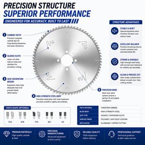 Lame de <span class=keywords><strong>scie</strong></span> circulaire en carbure BT 120T, <span class=keywords><strong>disque</strong></span> de coupe <span class=keywords><strong>pour</strong></span> aluminium, <span class=keywords><strong>pour</strong></span> <span class=keywords><strong>scie</strong></span> à <span class=keywords><strong>onglet</strong></span>, outil de coupe métallique durable <span class=keywords><strong>pour</strong></span> alliage d'aluminium - Product Image 6