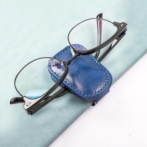Cross-Border Elanmei PU Ultra-Fiber <b>Car</b> Glasses <b>Clip</b> Sun Visor Multi-Functional Sunglasses Business Card Holder Fashion Design - Product Image 3