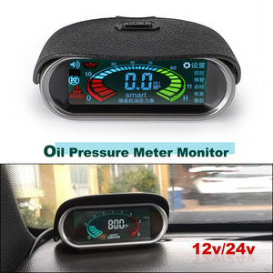 Jauge de pression d'huile 12v 24v LCD numérique pour voitures, camions, véhicules agricoles - Product Image 5