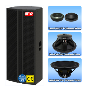 Duale 15-Zoll-Bühnen-DJ-Lautsprecher mit 1000 Watt Leistung, 15 Zoll Fullrange-Lautsprecher, professionelles Soundsystem - Product Image 2
