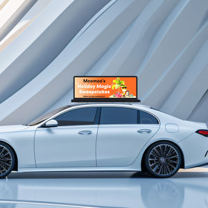 Pantalla LED para Techo de Coche P2.5 P3 P4 de Doble Cara, Impermeable, de Alto Brillo, con Sistema de Nube Integrado y Ubicación GPS - Product Image 1